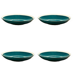 Elements Jade Set of 4 Pasta Bowls by Fairmont & Main