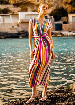 Elise Stripe Maxi Dress by Monsoon