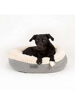 Ellen Dog/Cat Donut Ring Bed - Grey by Scruffs