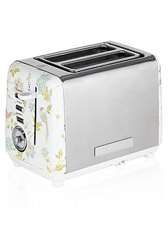 Elveden 2 Slice Toaster - White by Laura Ashley