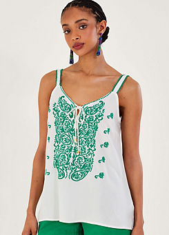 Embroidered Cami by Monsoon