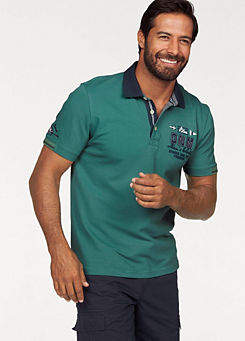 Embroidered Detail Polo Shirt by Man’s World