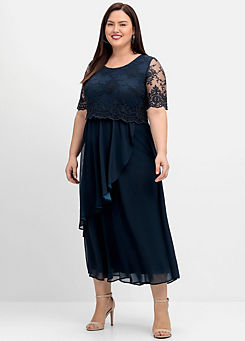 Embroidered Evening Dress by Sheego