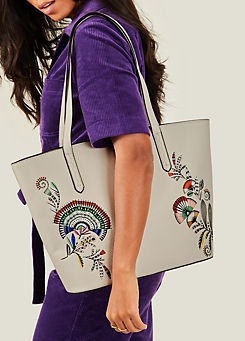 Embroidered Floral Tote by Accessorize