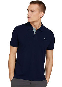 Embroidered Logo Polo Shirt by Tom Tailor