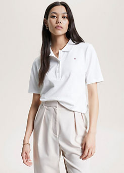 Embroidered Logo Polo Shirt by Tommy Hilfiger