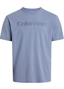 Embroidered Logo Short Sleeve T-Shirt by Calvin Klein