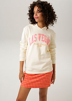 Embroidered Long Sleeve Sweatshirt by Aniston
