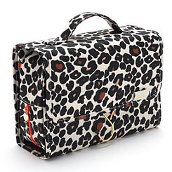 Emma 3 in 1 Hanging Beauty Bag - Leopard Print by Victoria Green