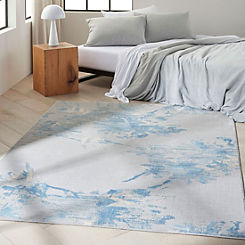 Enchanting Abstract Floral Rug by Calvin Klein