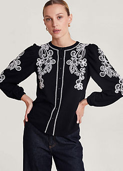 Enya Embroidered Shirt by Monsoon