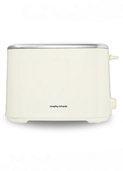 Equip Cream 2 Slice Toaster - 222065 by Morphy Richards