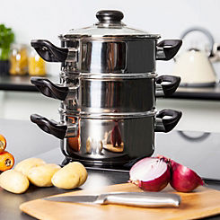 Equip Stainless Steel Steamer by Morphy Richards