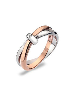 Eternity Interlocking Ring Size L by Hot Diamonds
