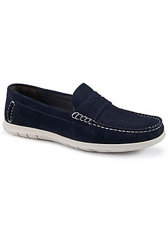 Ethan Navy Men’s Loafers by Hotter