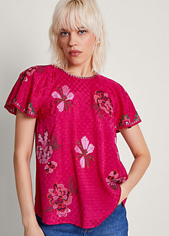Everly Embroidered Blouse by Monsoon