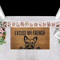 Excuse My French Doormat by Likewise Rugs & Matting
