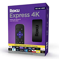 Express 4K HD/4K/HDR Streaming Media Player by Roku