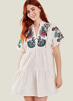 Fan Embroidered Cover Up Dress by Accessorize
