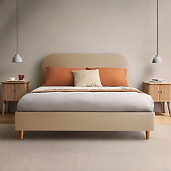 Fara Upholstered Bed Frame by Silentnight