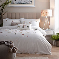 Farah Embroidered Duvet Cover Set by Kaleidoscope