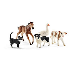 Farm World Assorted Animals Toy Figures Set by Schleich
