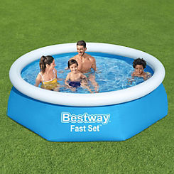 Fast Set Round Inflatable Pool 2.44m x 61cm by Bestway