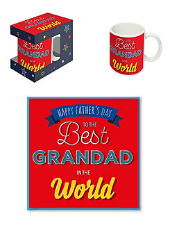 Fathers Day Best Grandad Gift Set by Partisan Products