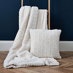 Faux Fur Boucle Like Super Soft Throw by Cascade Home