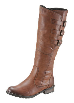 Faux Leather Boots by Remonte