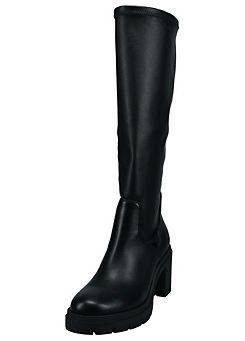 Faux Leather High Heel Boots by Bagatt