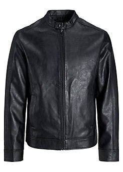 Faux Leather Jacket by Jack & Jones