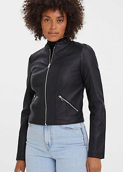 Faux Leather Jacket by Vero Moda