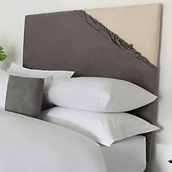 Faux Suede 70cm Bed Headboard Cover by belledorm