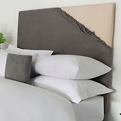 Faux Suede 90cm Bed Headboard Cover by belledorm