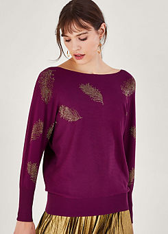 Fawn Feather Jumper by Monsoon