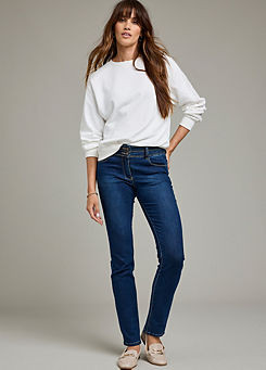 size 22 straight leg jeans