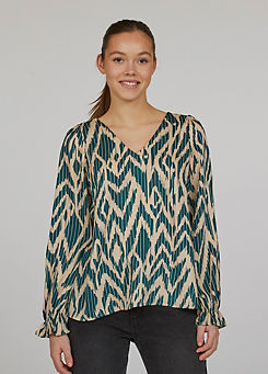 Feminine Printed Blouse by Sisters Point
