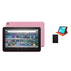 Fire 7.7 Inch 16GB WiFi Tablet - Pink (2022) by Amazon