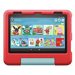 Fire HD 8 Kids tablet , 8-inch HD display, ages 3-7, Red (2022) by Amazon