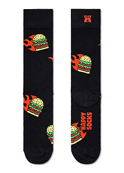 Flaming Burger Socks by Happy Socks