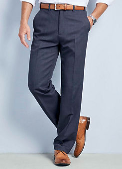 Flat Front Supreme Trousers by Cotton Traders