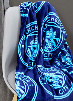 Fleece Blanket by Manchester City FC
