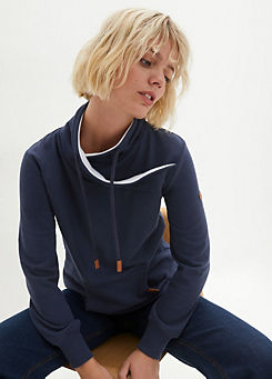 Fleece Collar Sweatshirt by bonprix