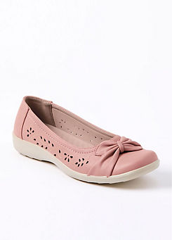 Flexisole Bow Shoes by Cotton Traders