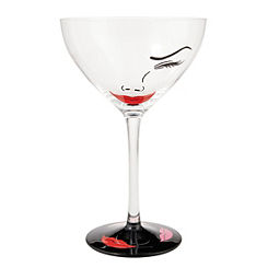 Flirtini Cocktail Glass by Lolita