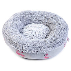Floating Flamingo Donut Cat Bed by ZOON