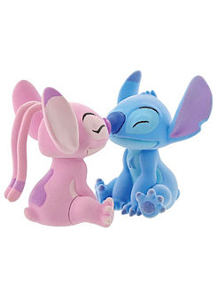 Flocked Kissing Stitch & Angel Figures by Disney