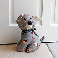 Floral Dog Doorstop by Riva Home