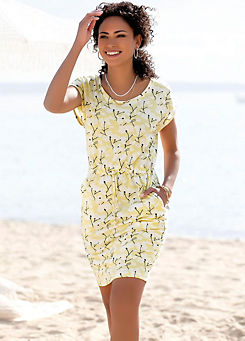 Floral Jersey Dress by Beachtime
